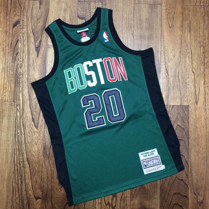 #20 Ray Allen Boston Celtics M&N authentic jersey green גופיית כדורסל - Sport&more