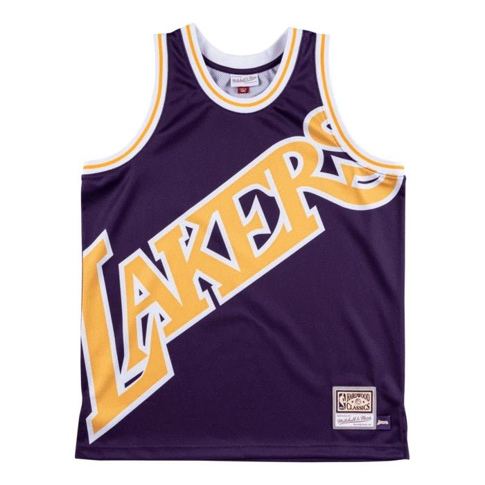 #23 James Los Angeles Lakers Big Face M&N jersey purple גופיית כדורסל - Sport&more