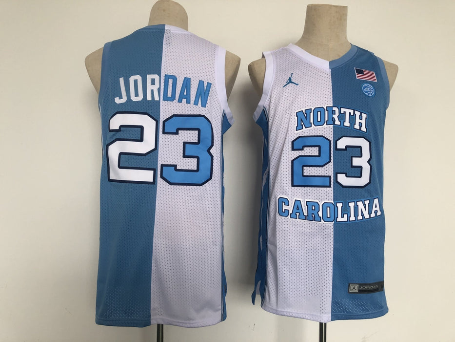 #23 Jordan North Carolina split jersey blue/white - Sport&more