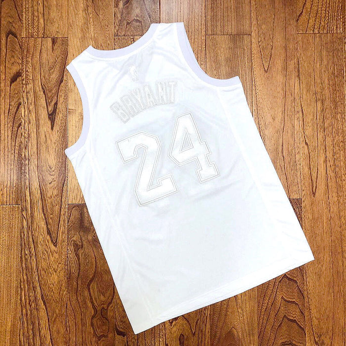 #24 Bryant Lakers Triple White Authentic jersey גופיית כדורסל - Sport&more