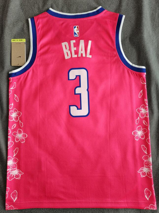 #3 Beal Washington Wizards 2022-23 Cherry Blossom City Pink Jersey - Sport&more