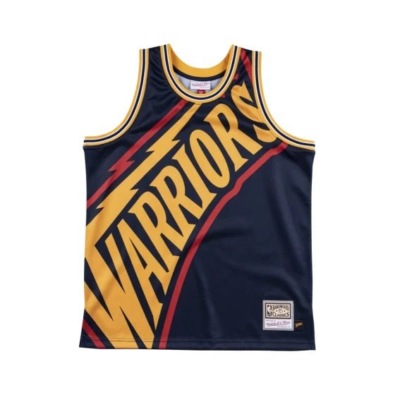 #30 Curry Warriors Big Face M&N jersey black גופיית כדורסל - Sport&more