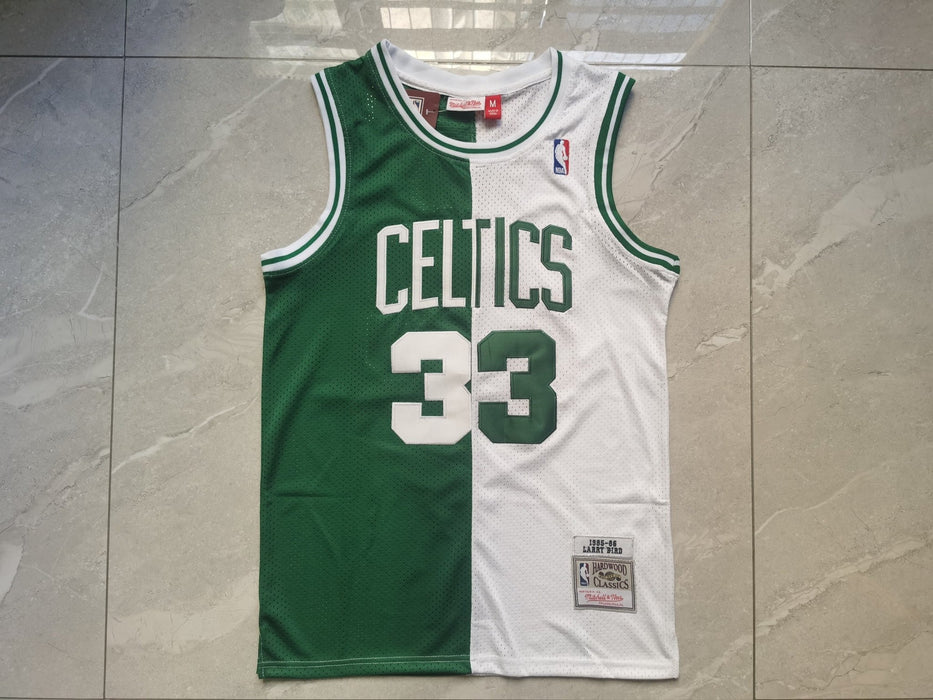 #33 Bird Boston Celtics split jersey green/white - Sport&more