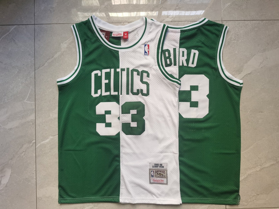 #33 Bird Boston Celtics split jersey green/white - Sport&more