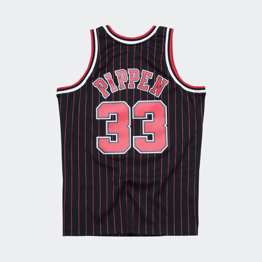 #33 Pippen bulls M&N jersey black with stripe גופיית כדורסל - Sport&more