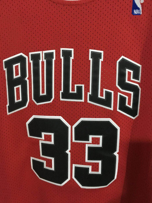 #33 Pippen bulls M&N jersey red גופיית כדורסל - Sport&more