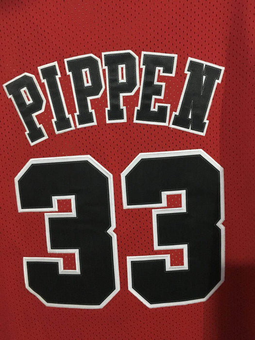 #33 Pippen bulls M&N jersey red גופיית כדורסל - Sport&more