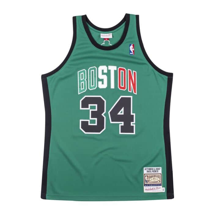 #34 Pierce Boston Celtics M&N authentic jersey green גופיית כדורסל - Sport&more