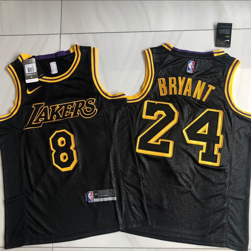 Angeles Lakers Kobe Front #8 back #24 black Authentic jersey גופיית כדורסל - Sport&more