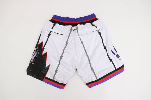 במלאי Toronto Raptors Shorts White Just ★ done מכנס כדורסל‏ - Sport&more