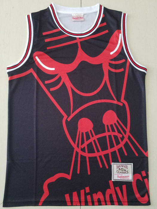 Bulls Big Face M&N jersey black #23 Jordan גופיית כדורסל - Sport&more