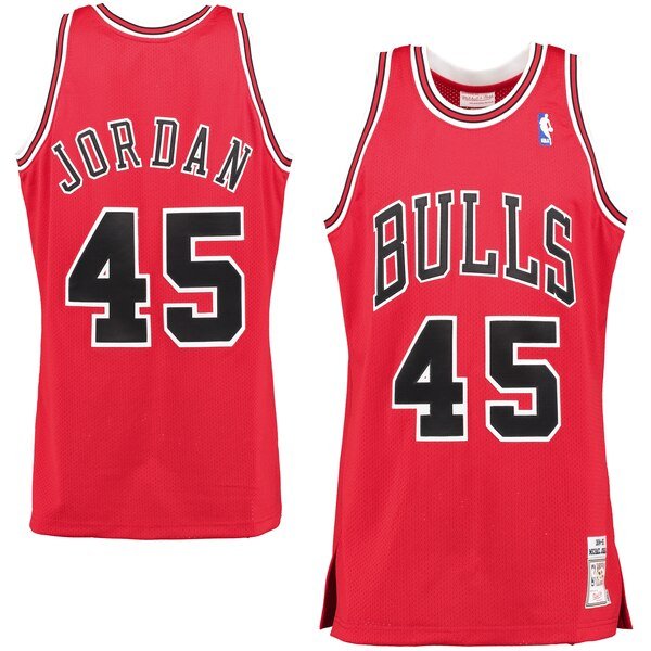 Chicago Bulls Michael Jordan Mitchell & Ness 45 Jerseys גופיית כדורסל - Sport&more