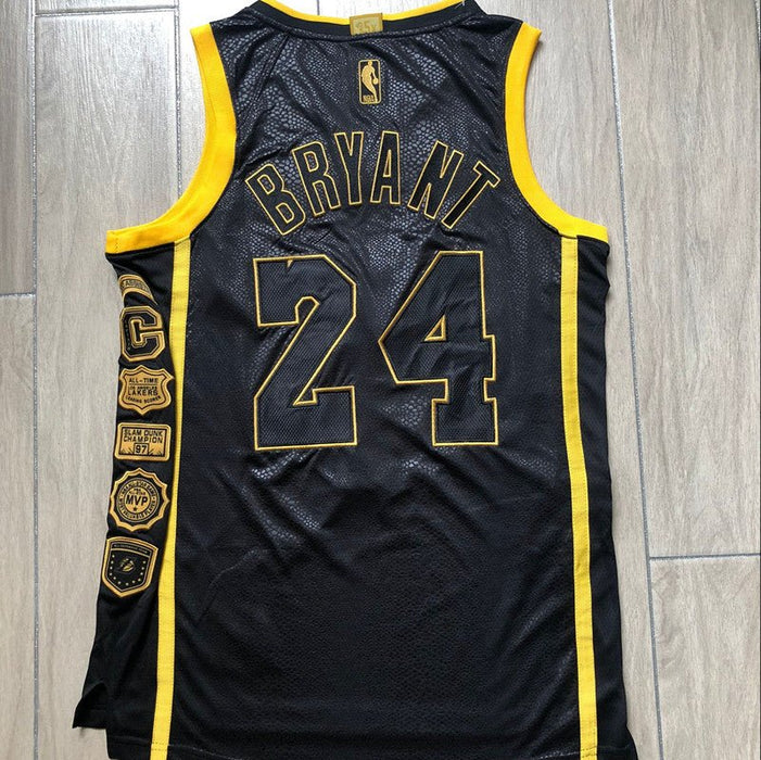 Front 8 Back 24 Bryant Black retired version Authentic jersey גופיית כדורסל - Sport&more