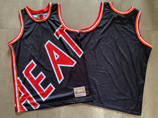 Heat Big Face M&N jersey black גופיית כדורסל - Sport&more