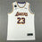 KB Badge LeBron James #23 Los Angeles Lakers Basketball Jersey Stitched White גופיית כדורסל - Sport&more