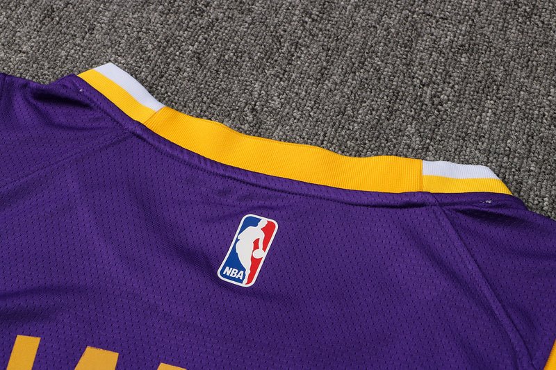 Los Angeles Lakers #23 LeBron James Purple Swingman Jersey גופיית כדורסל - Sport&more