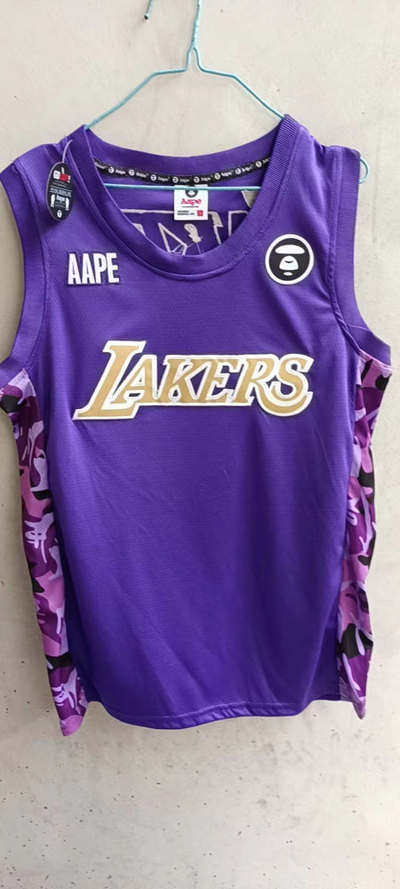 Los Angeles Lakers x AAPE jersey purple - Sport&more