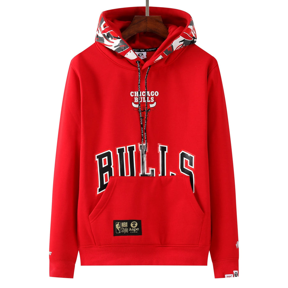 NBA x AAPE Hoodie (Limited Edition) Chicago Bulls קפוצ'ון של קבוצת הכדורסל - Sport&more