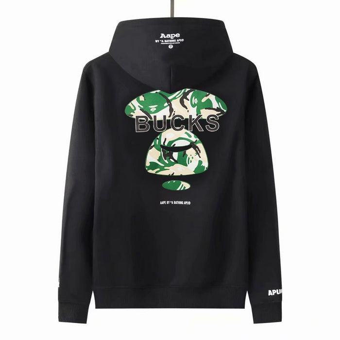 NBA x AAPE Hoodie (Limited Edition) Milwaukee Bucks קפוצ'ון של קבוצת הכדורסל - Sport&more