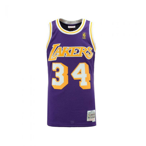 Shaquille O'Neal 34 Los Angeles Lakers 96-97 Swingman Jersey גופיית כדורסל - Sport&more