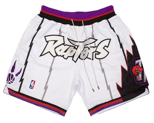 Toronto Raptors Shorts White Just ★ done מכנס כדורסל‏ - Sport&more